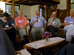 Discussion at the MCOB 50th Anniversary Reunion